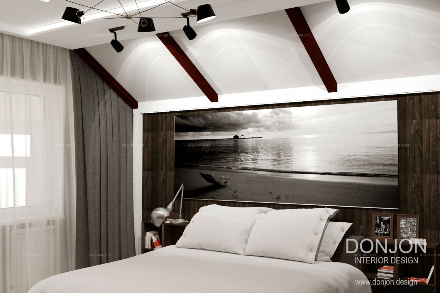 Дизайн спальни 16 кв. м. - фото идей современного оформления