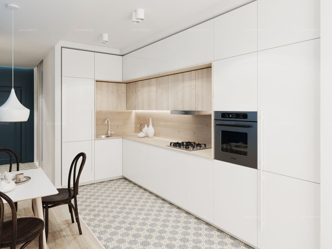 Дизайн кухни 13 кв. м: разбираем плюсы и минусы каждой планировки
