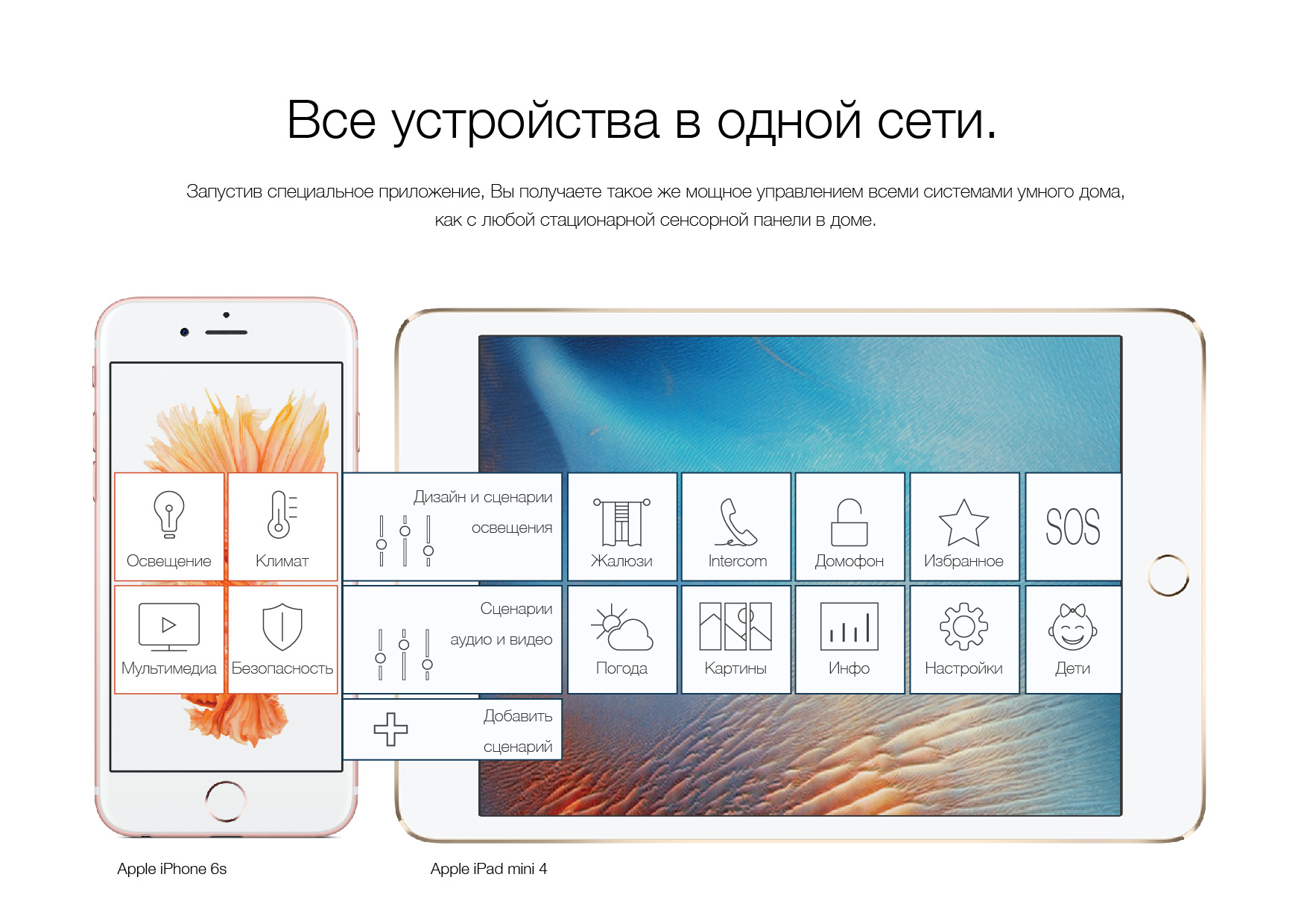 Детали интерьера, Фото, iPad и iPhone Crestron приложение. в стиле  Классическая, iPad и iPhone Crestron приложение для умный дом - Умный дом -  Сенсорные панели Crestron, Автор проекта: Инженер Перваямультимедийная  Компания