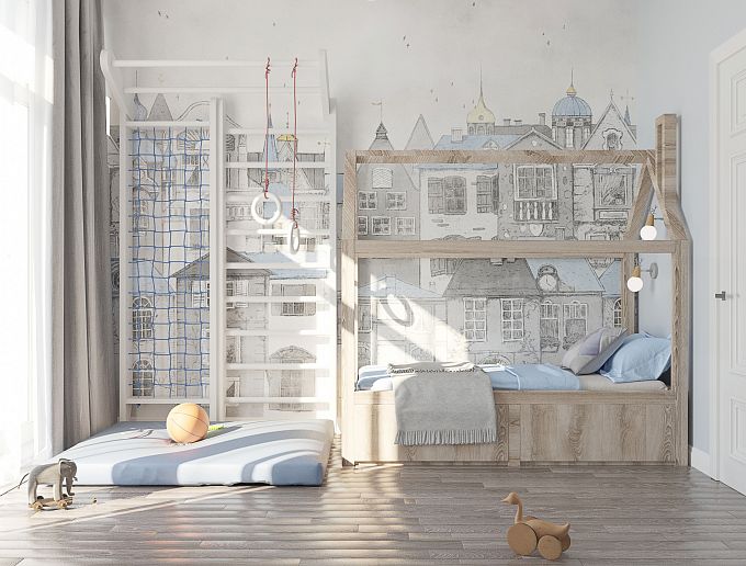 Детская комната в проекте ЖК LIFE-Кутузовский