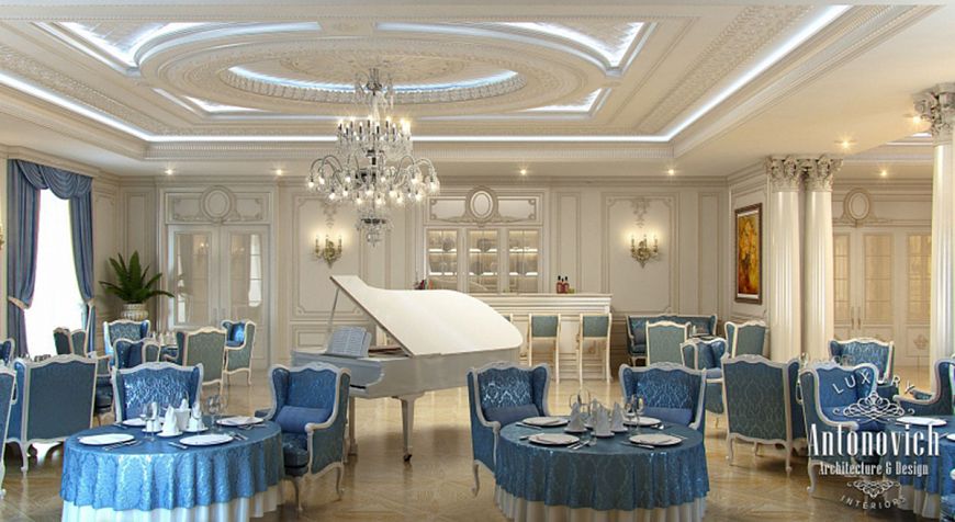 Дизайн интерьера в Эмиратах, дизайнер интерьера Дубай, Екатерина Антонович, дизайн ресторана