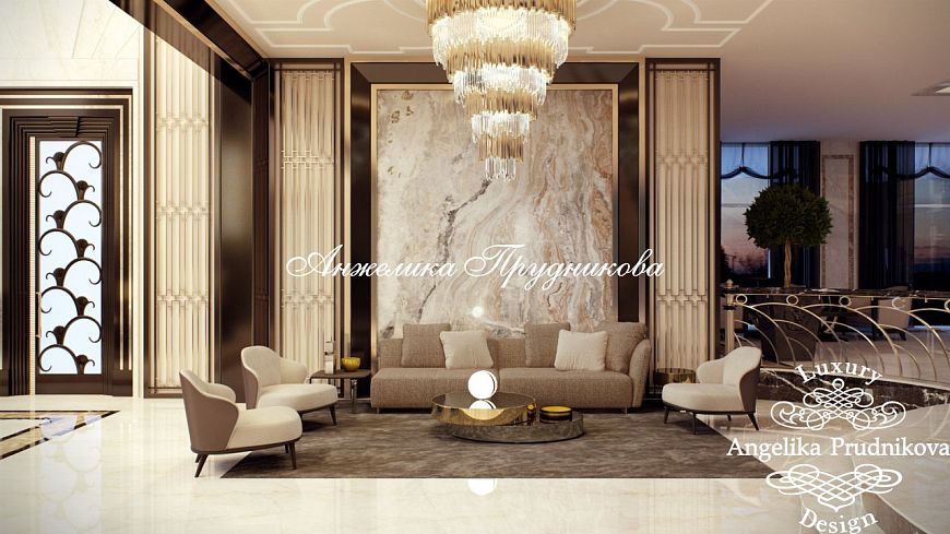 Дизайнпроект интерьера дома в резиденции Agalarov Estate