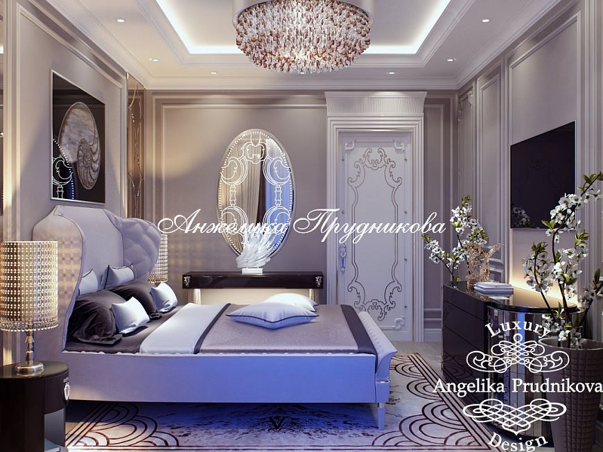 Дизайнпроект интерьера спальни в ЖК Barkli Residence