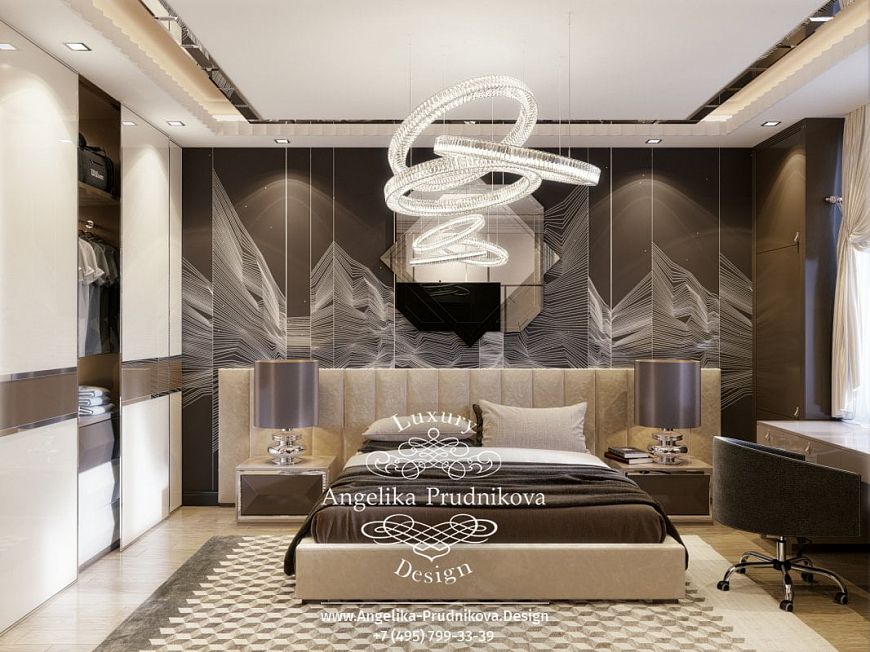 Дизайнпроект интерьера квартиры в стиле модерн в ЖК Донской Олимп