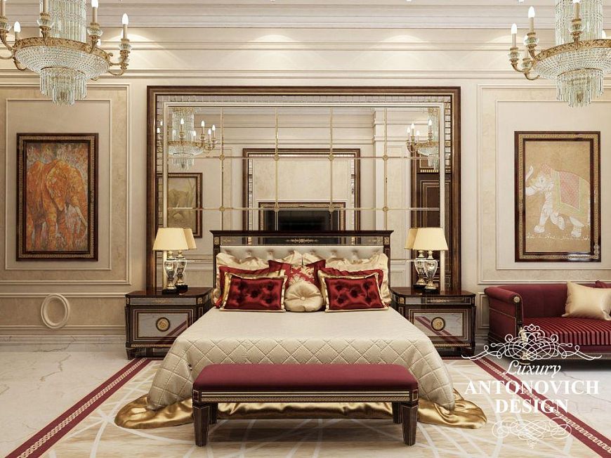 Антонович Дизайн, Luxury Antonovich Design, дизайн спальни, светлана антонович. 