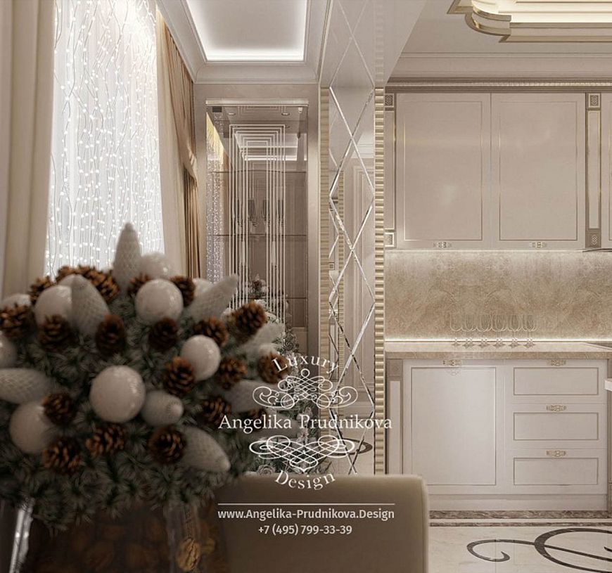 Дизайнпроект интерьера квартиры в ЖК Розмарин в стиле ардеко