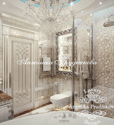 Дизайнпроект интерьера квартиры в ЖК Парадный Квартал в классическом стиле