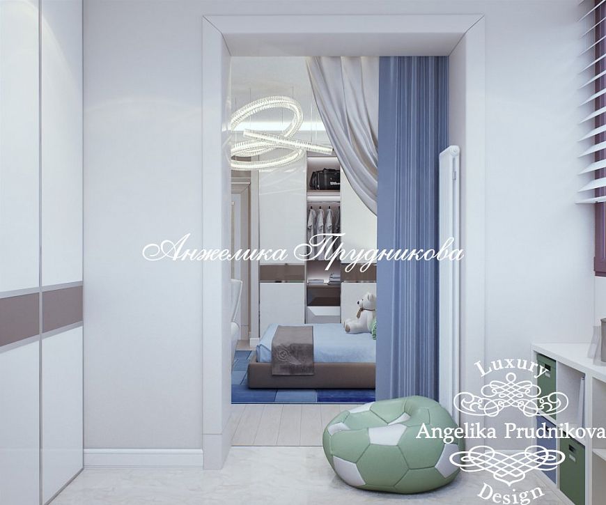 Дизайнпроект интерьера детской спальни в ЖК Донской Олимп