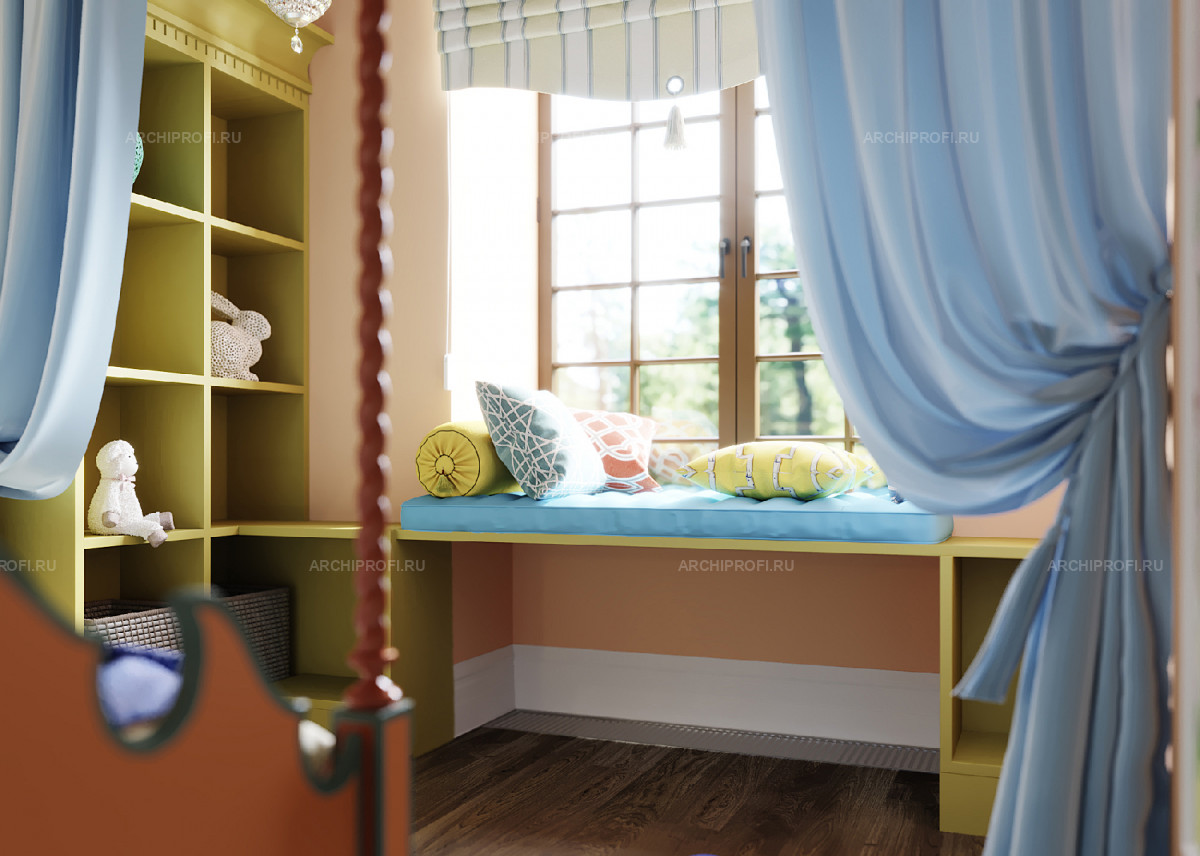 детская спальня в стиле Шинуазри фото 2