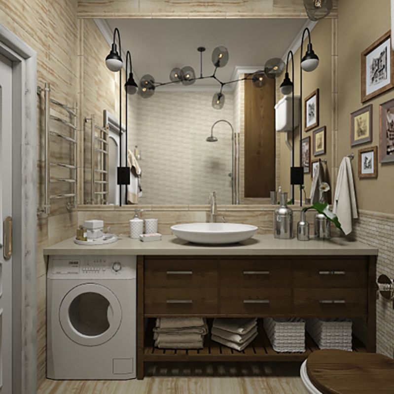 3D интерьера, Ванная комната в стиле Лофт/промышленный стиль. Проект 28.12.2022/980632 - Апартаменты в ЖК «Флотилия», Автор проекта: Дизайнеры Мария Суздальцева