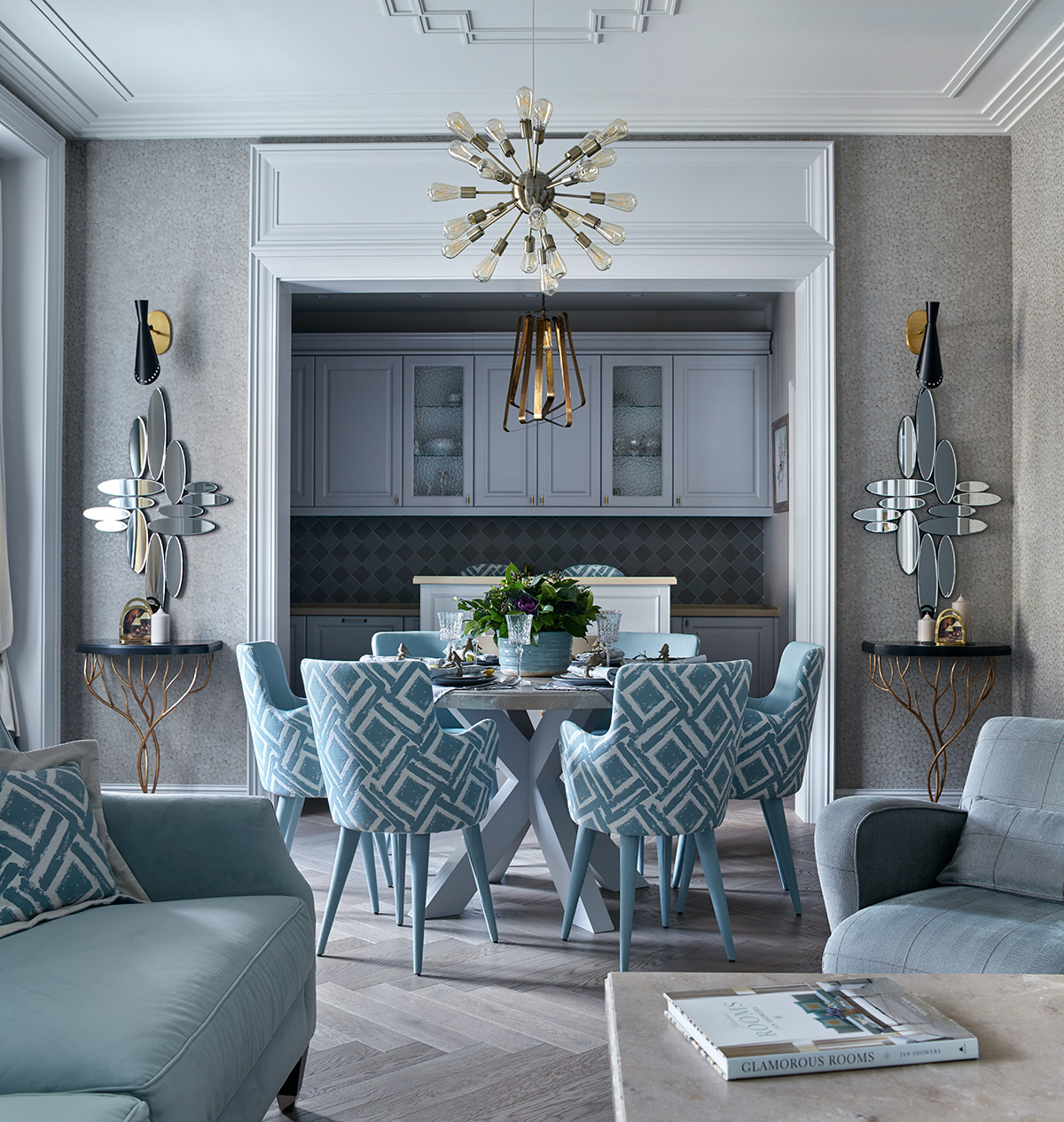 Фото в интерьере, Гостиная, Гостиная - Пространство стиля, Автор проекта: Дизайнеры Варвара Шабельникова