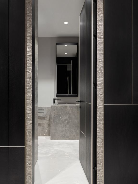 Фото интерьера, Проект Мастер-ванная - Серый бархат, Автор проекта: Архитекторы Ведран Бркич