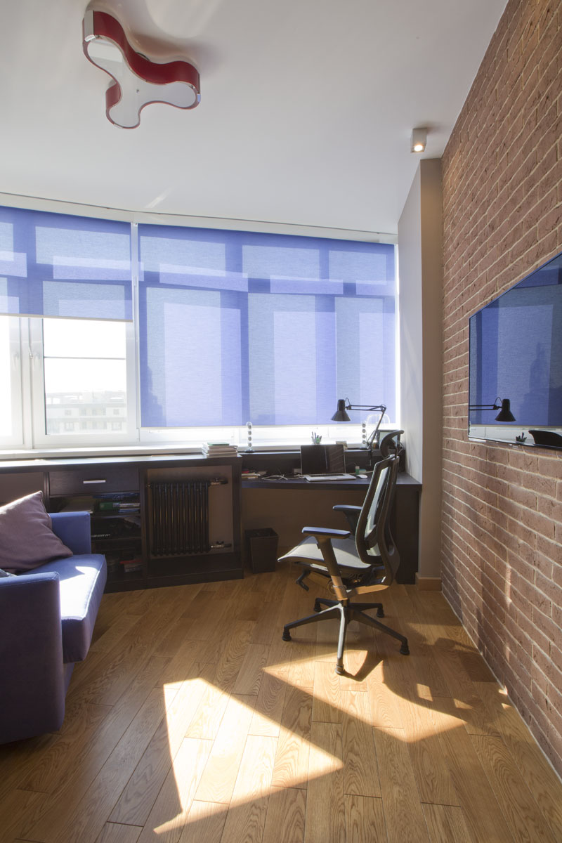 Фото интерьера, Кабинет Проект 27.10.2014/377569 - Квартира на Ленинградском ш, Автор проекта: Дизайнеры Александр Корольков