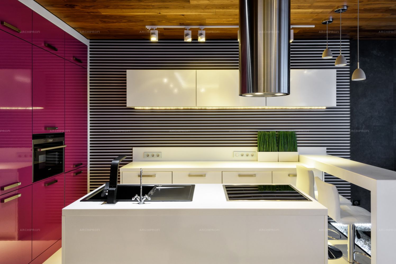 3D интерьера, Кухня Проект кухня - фото квартиры, Автор проекта: Дизайнеры Николай Николаев