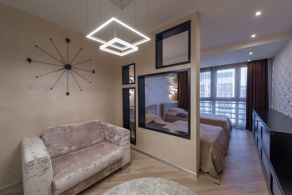 Фото интерьера, Детская комната площадью 23 кв.м. в стиле Минимализм. Проект Детская - Буржуазный минимализм, Автор проекта: Дизайнеры Андрей Михайлов