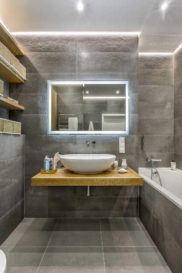 Ванная комната в современных аппартаментах