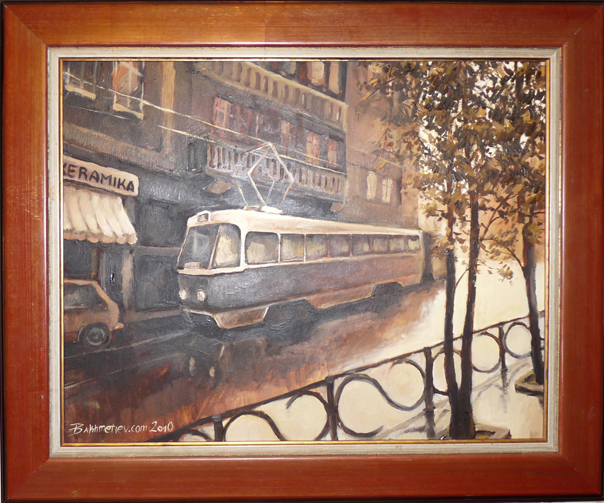 Фото интерьера, Проект прага - трамвай - живопись, Автор проекта: Архитекторы Олег Бахметьев