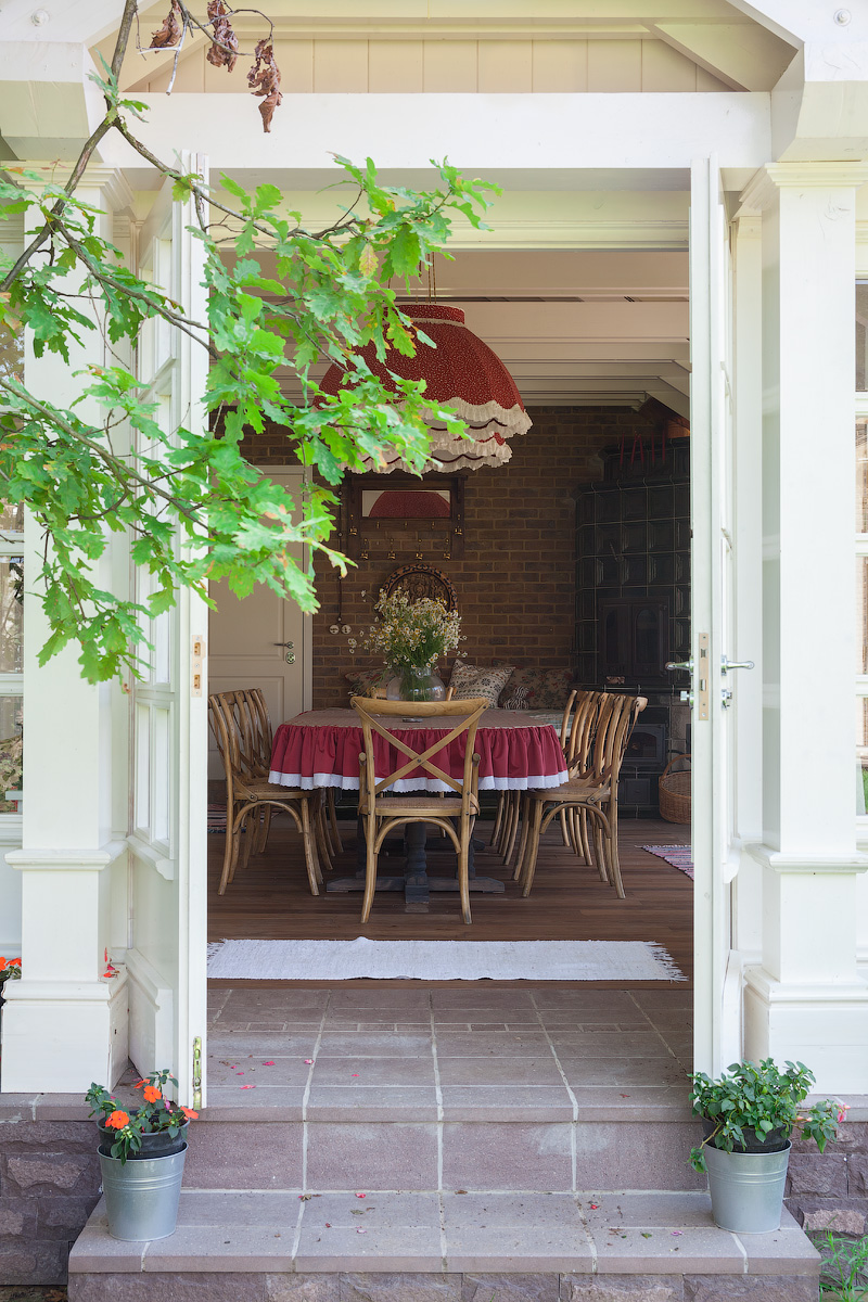 Фото дизайна, Столвая 37 кв.м. в стиле Классическая, Летняя столовая 9 - Коттедж на Киевском шоссе, Автор проекта: Архитекторы Петр Лукьянов