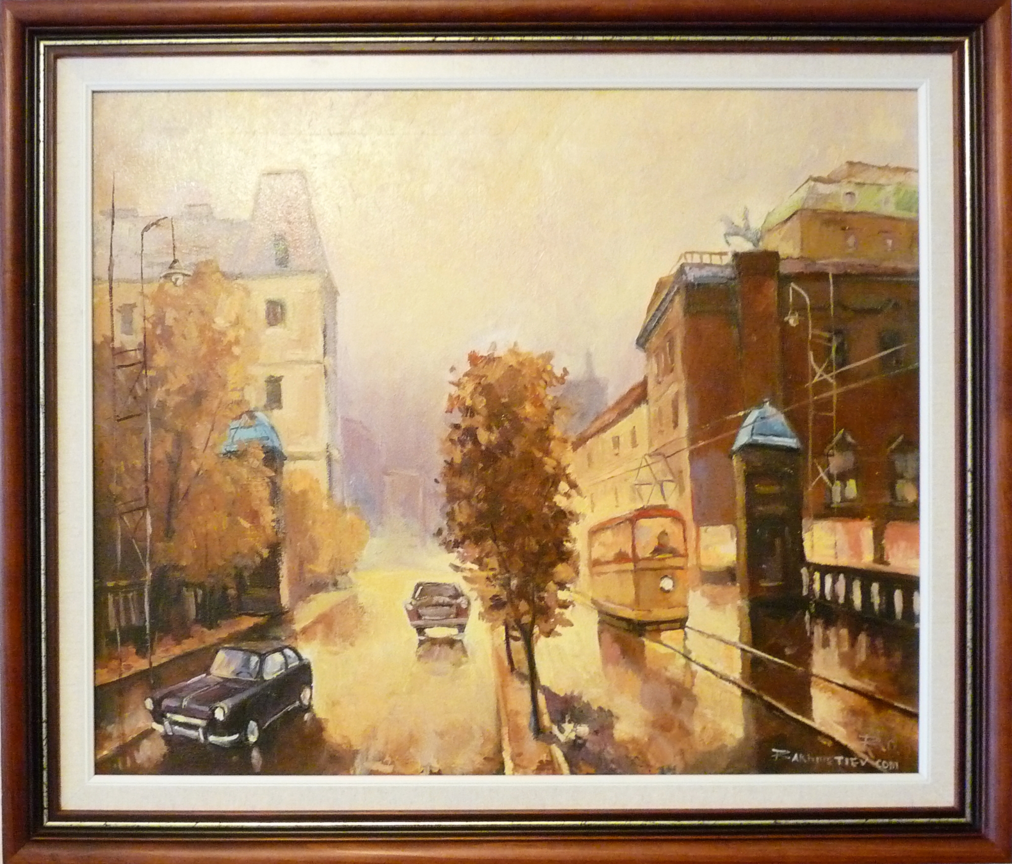 Фото интерьера, Проект прага - трамвай2 - живопись, Автор проекта: Архитекторы Олег Бахметьев