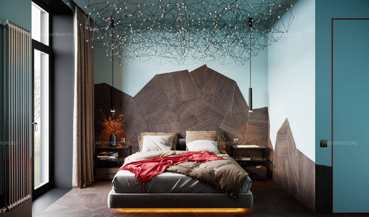 Спальня из дизайн-проекта Графит фото 2