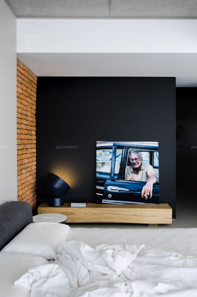 Фото интерьера, Спальня Проект 08.06.2020/856928 - Soft loft, Автор проекта: Архитекторы Дмитрий Петров