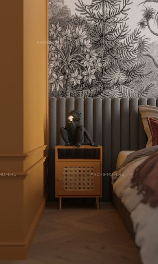 Дизайн спальни с тропическими мотивами фото 5