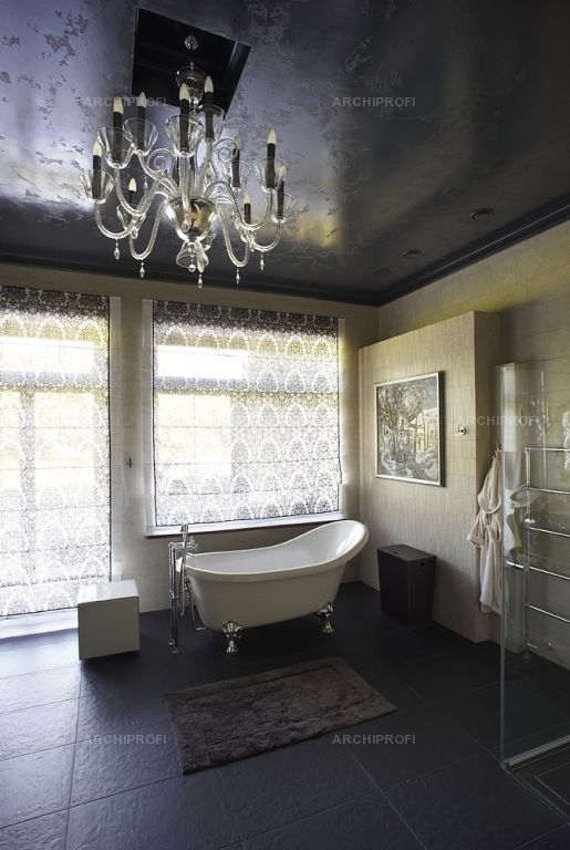 Фото интерьера, Проект ванная комната - Вилла Арт-деко, Автор проекта: Архитекторы Snou Project