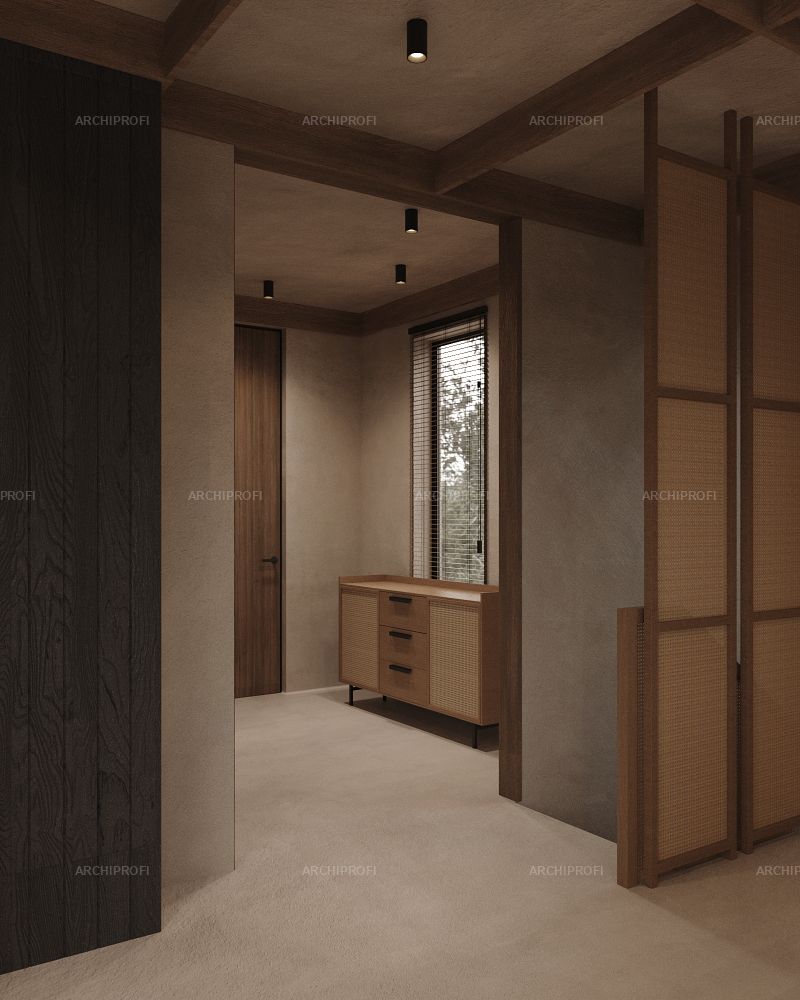 3D интерьера, Коридор Проект 19.11.2022/972962 - Дом в Сочи, Автор проекта: Дизайнеры Катерина Волковская
