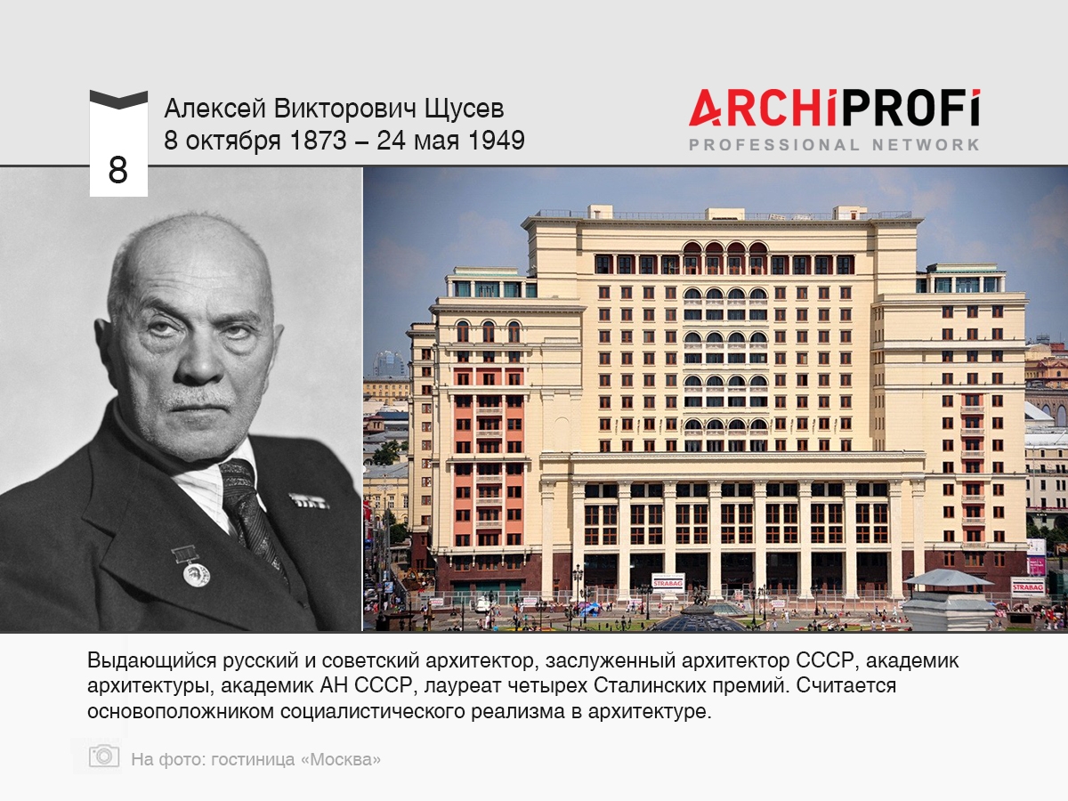 8 октября родился Алексей Викторович Щусев, рубрика Другое | на  archiprofi.ru