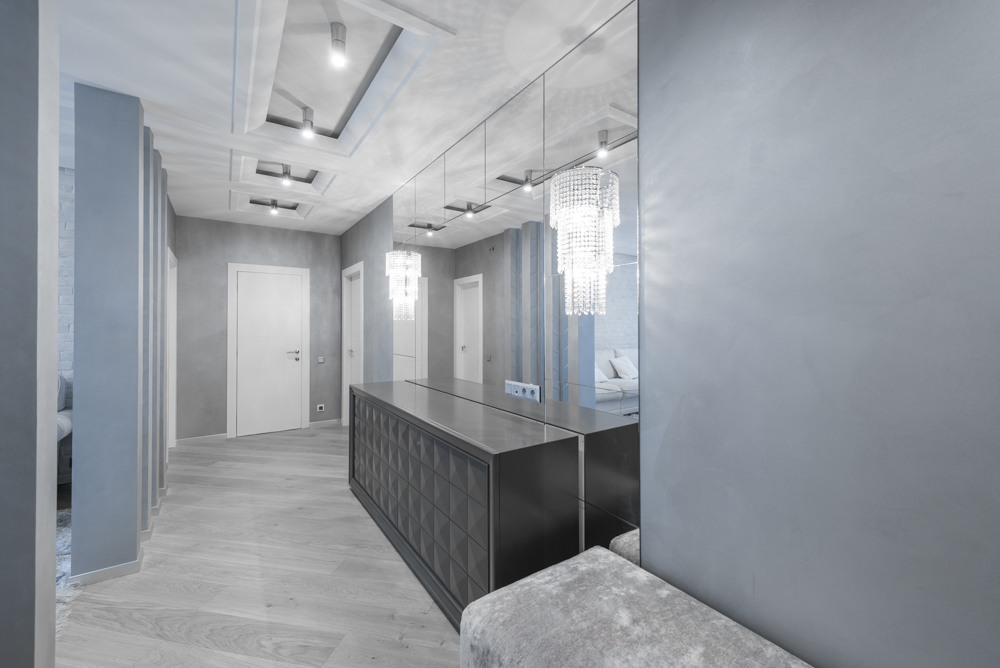 Фото интерьера, Прихожая площадью 11 кв.м. в стиле Минимализм. Проект Прихожая - Буржуазный минимализм, Автор проекта: Дизайнеры Андрей Михайлов