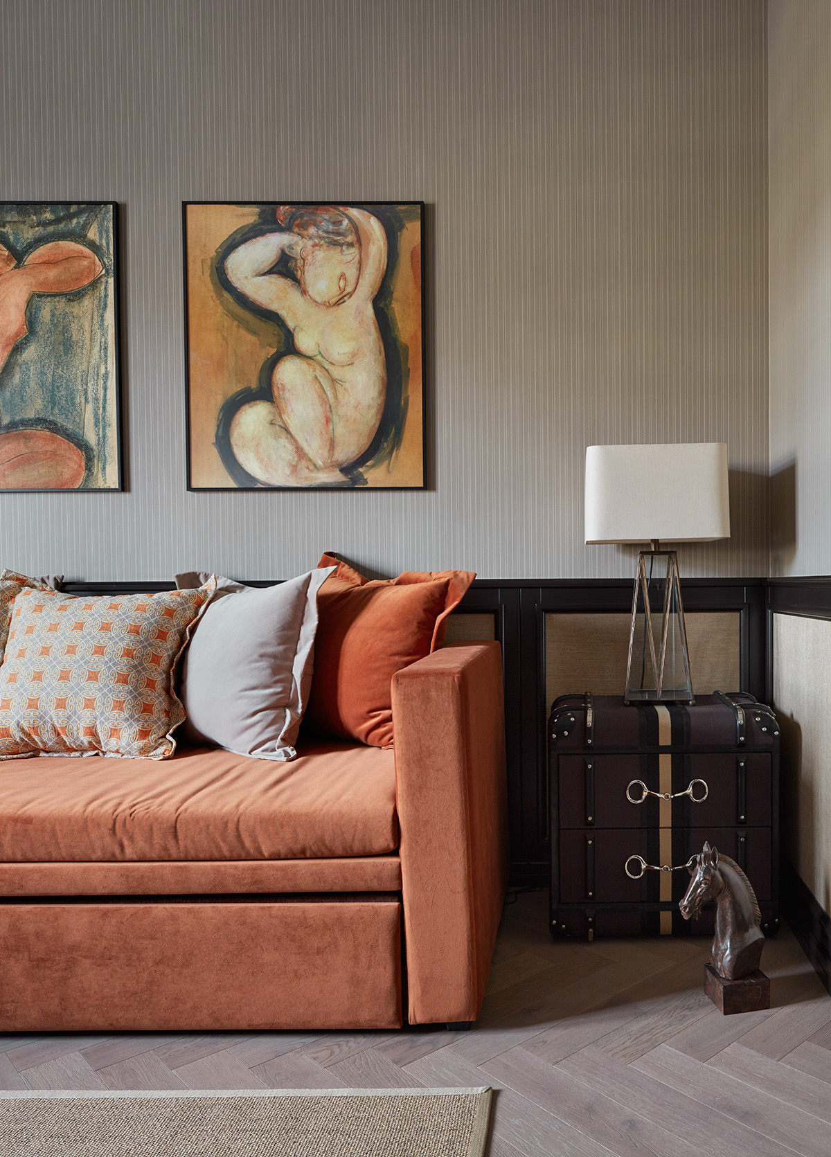 Фото в интерьере, Гостевая комната, Гостевая комната - Пространство стиля, Автор проекта: Дизайнеры Варвара Шабельникова