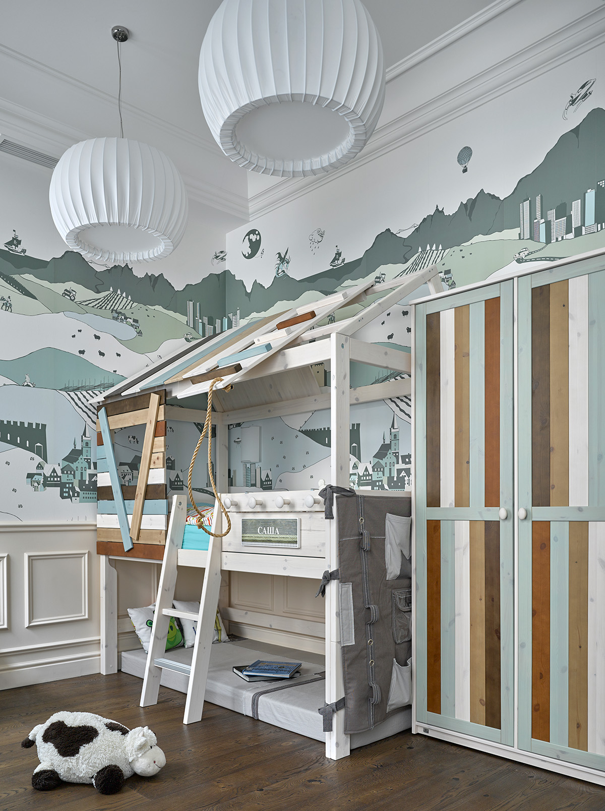 Фото интерьера, детская сына в стиле Фьюжн/Эклектика/Китч. Проект 25.02.2016/496677 - 2016.02.25, Автор проекта: Архитекторы Андрей Стубе