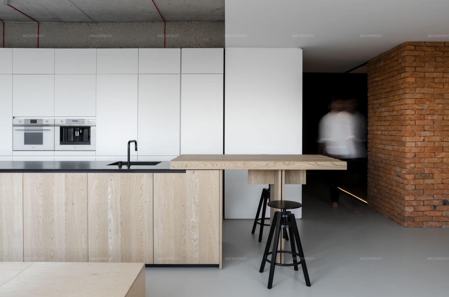 Фото интерьера, Кухня Проект Кухня - Soft loft, Автор проекта: Архитекторы Дмитрий Петров