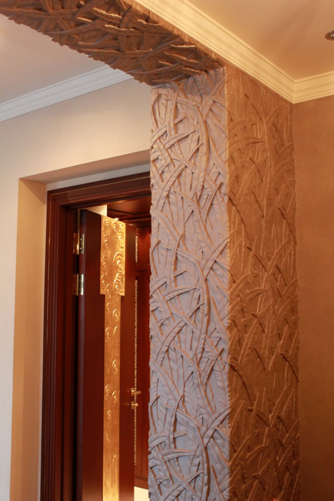 Детали интерьера, Фото, Панно гипсовое, Панно Sedge - Арт объекты, Автор проекта: Архитекторы Михаил Икрянников