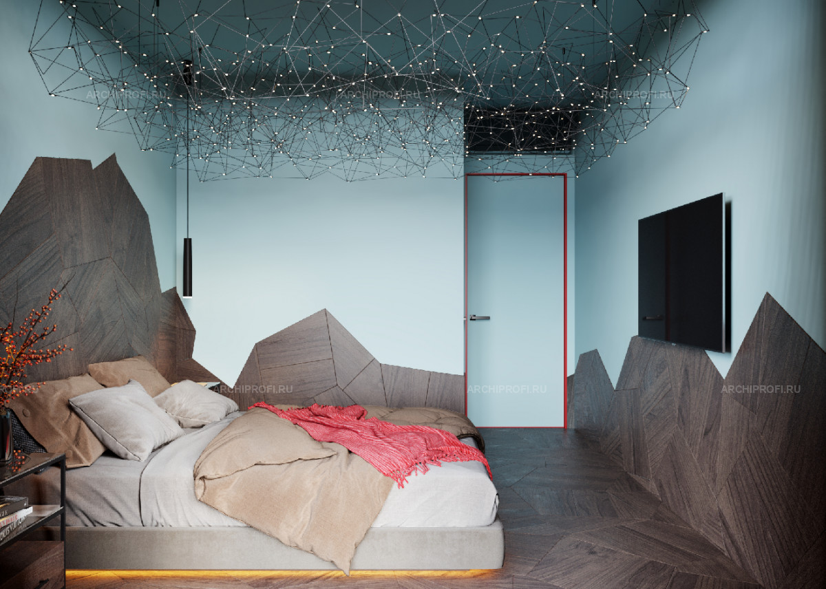 Спальня из дизайн-проекта Графит фото 3