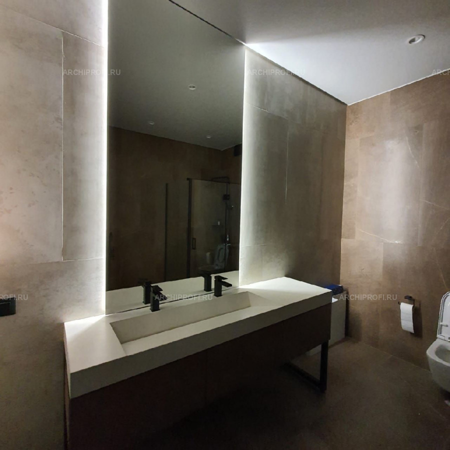 Комплект для ванной комнаты из бетона фото 5