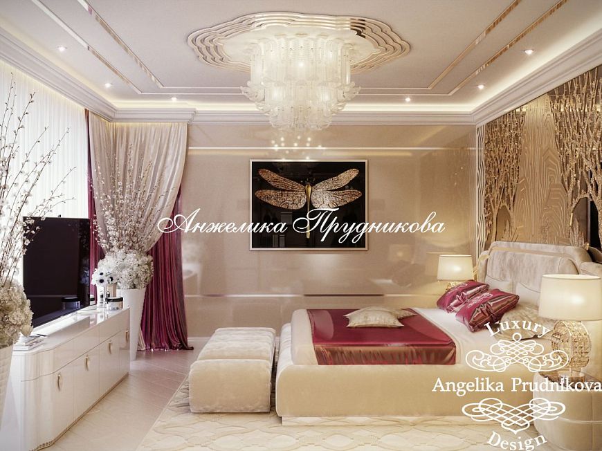 Бежевый цвет в интерьере спальни 2024, 40 красивых интерьеров с фото