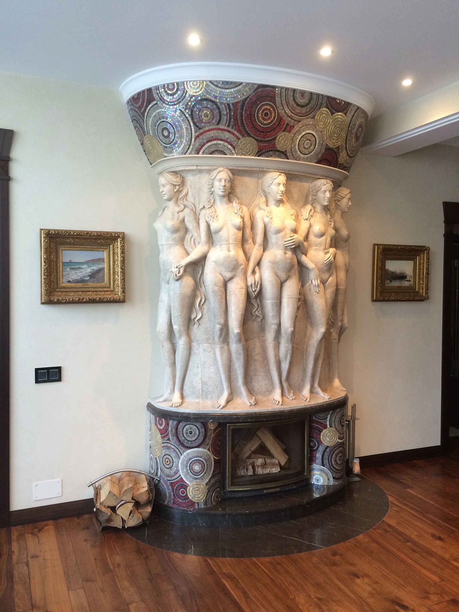 Фото дизайна, Камин №1 - Арт объекты, Арт и творчество, Автор проекта: Архитекторы Михаил Икрянников