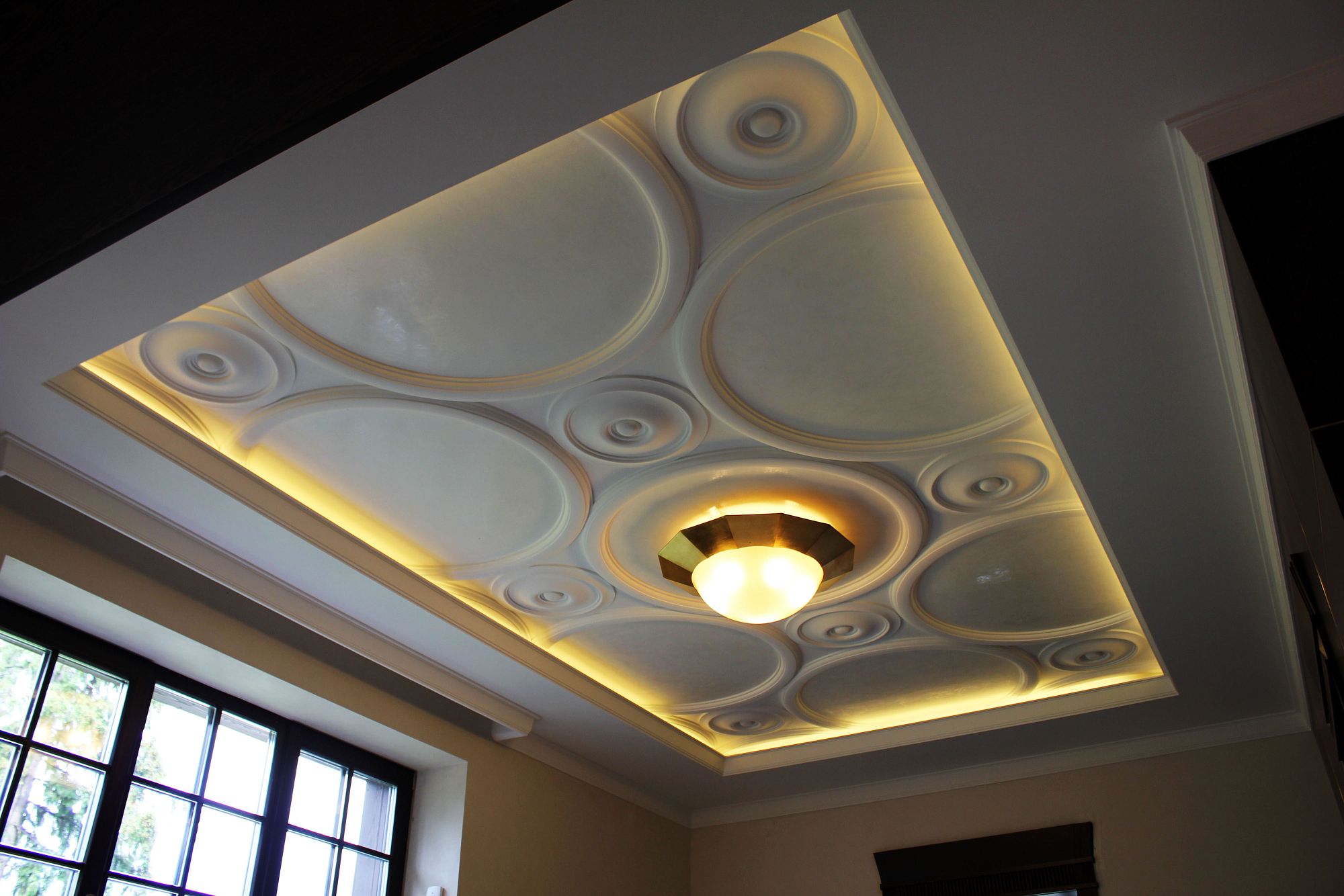 Детали интерьера, Фото, Панно гипсовое, Панно потолочное - Арт объекты, Автор проекта: Архитекторы Михаил Икрянников