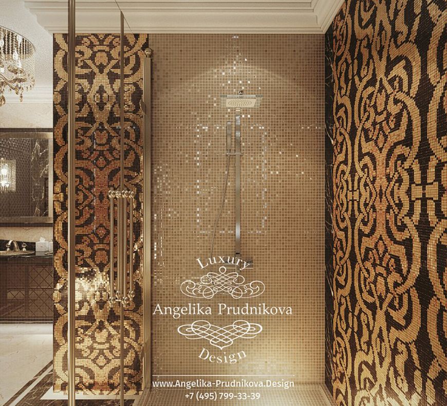 Дизайнпроект интерьера ванной комнаты в ЖК Фортепиано на Ленинском
