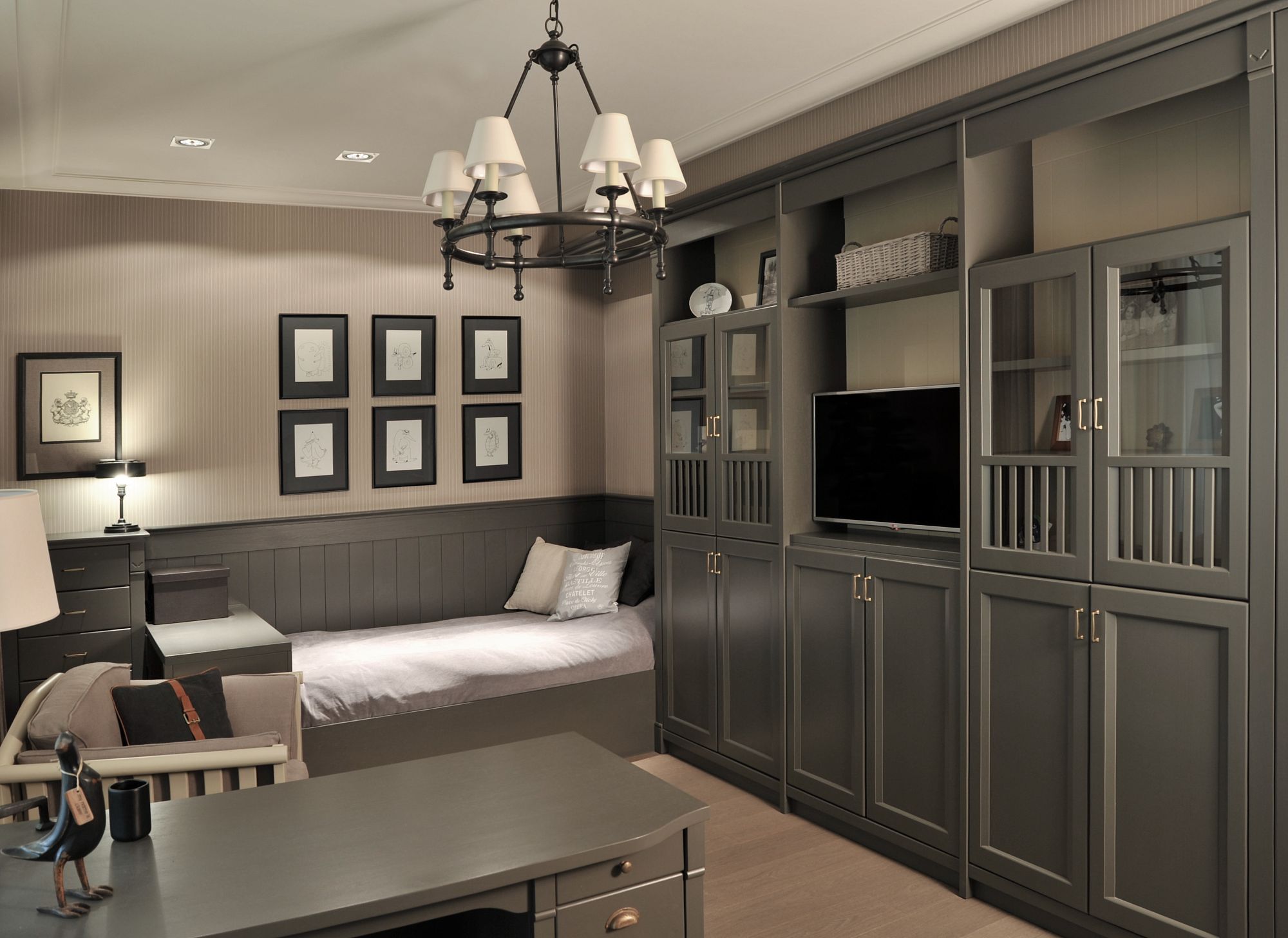 Фото интерьера, Детская комната в стиле Америка. Проект 11.02.2016/493702 - Квартира в Москве, Автор проекта: Архитекторы Никита Киржаков