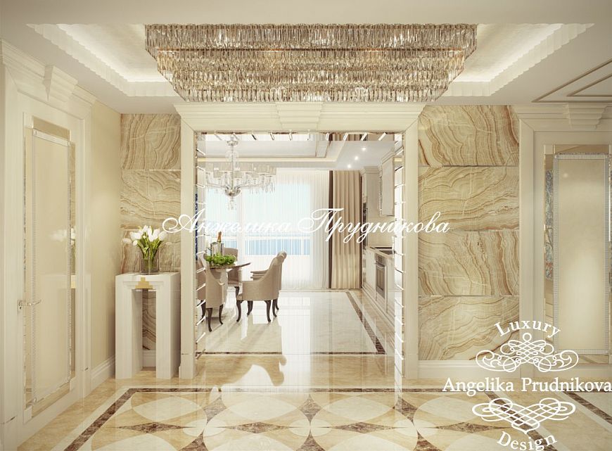 Дизайнпроект интерьера квартиры на Мальте в стиле ардеко