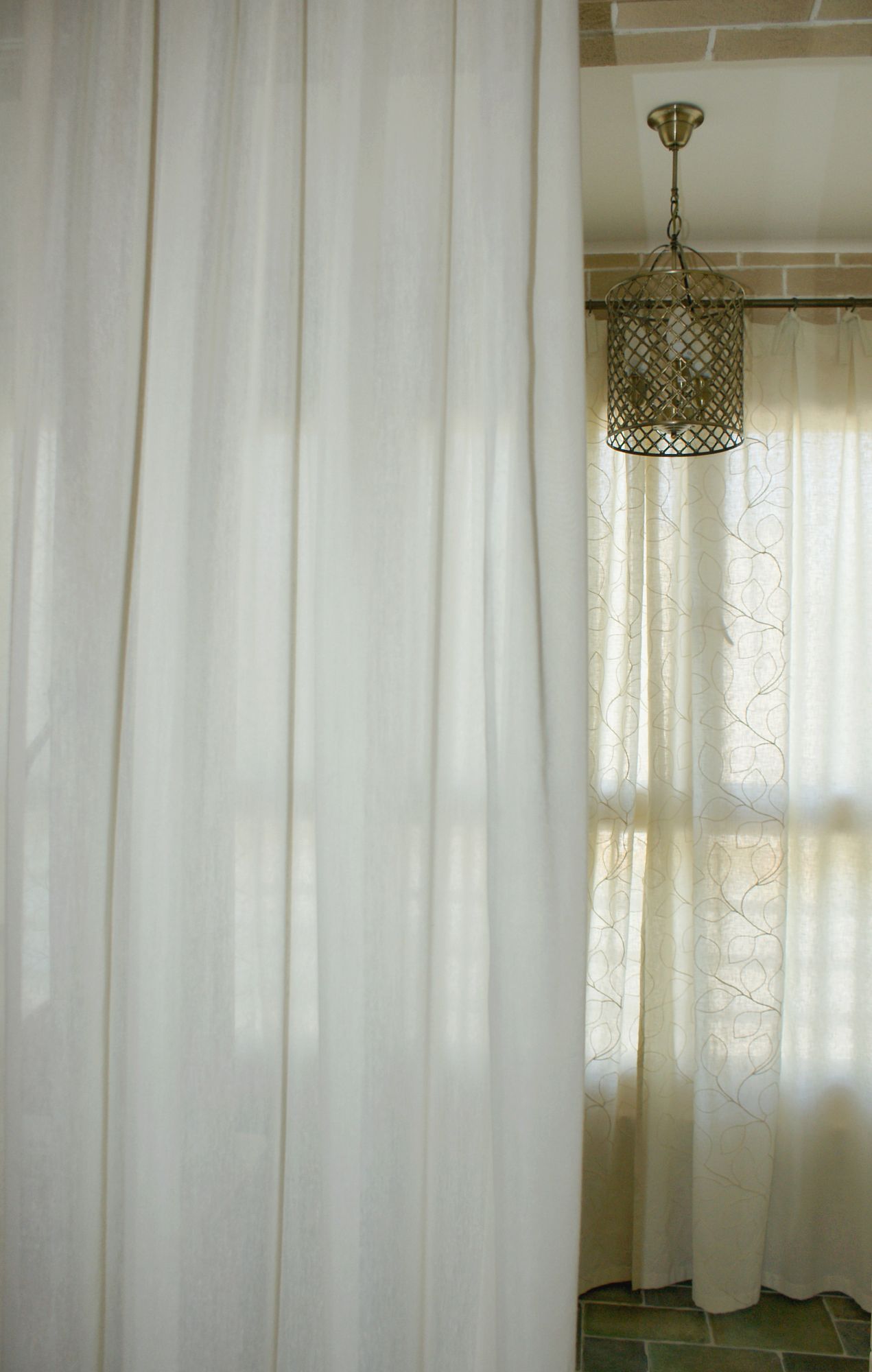 Детали интерьера, Фото, Портьера/тюль в стиле Прованс (Франция), Лоджия - ЖК Соколиная Гора, Автор проекта: Архитекторы Анна Грунёнышева