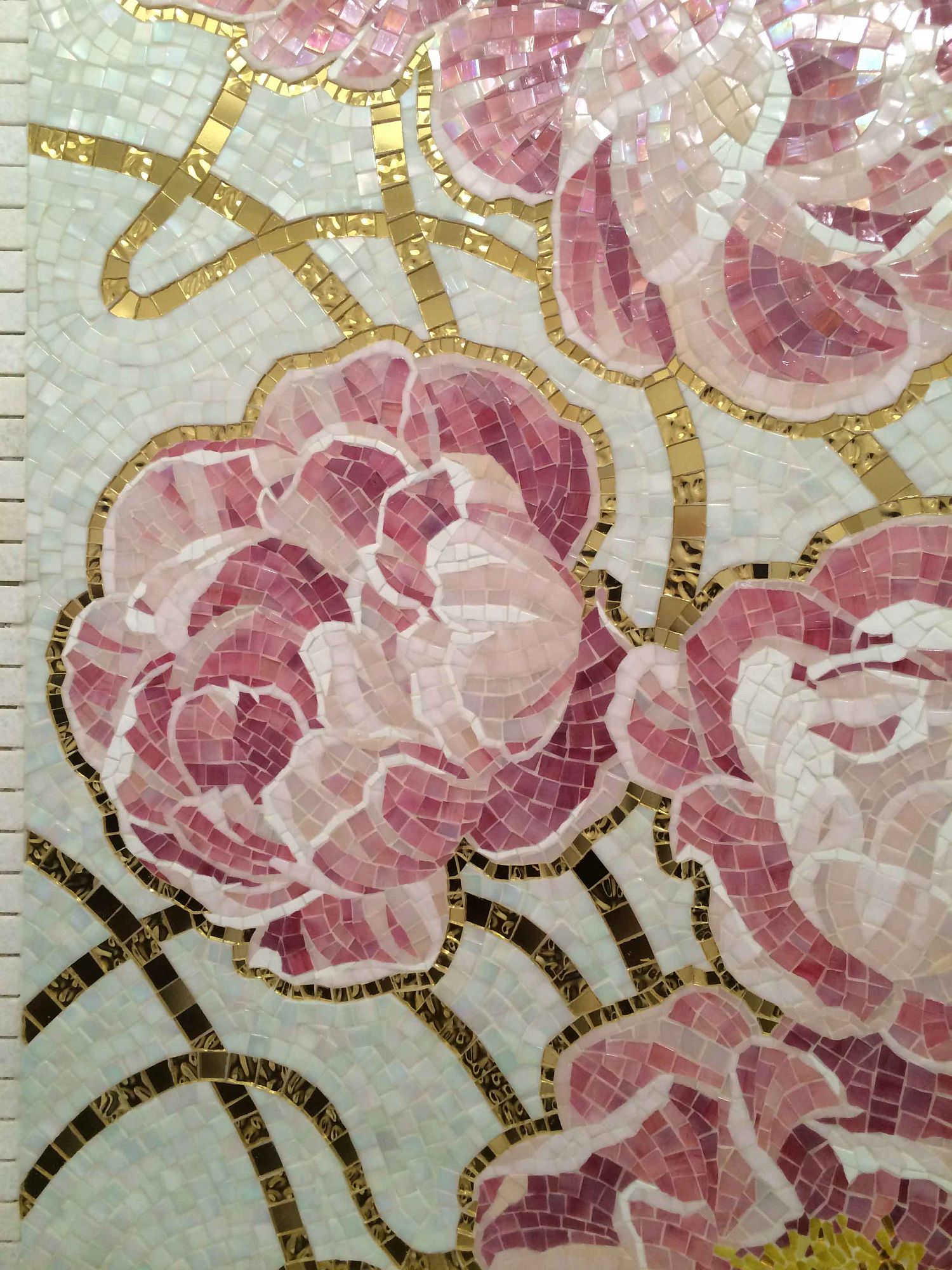 Детали интерьера, Фото, Панно мозаичное, Панно Peonie - Арт объекты, Автор проекта: Архитекторы Михаил Икрянников