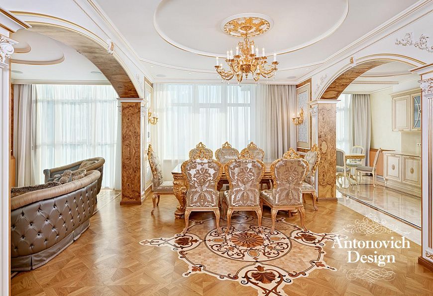 шторы Астана, дизайн штор, дизайн интерьера, Antonovich Design Luxury