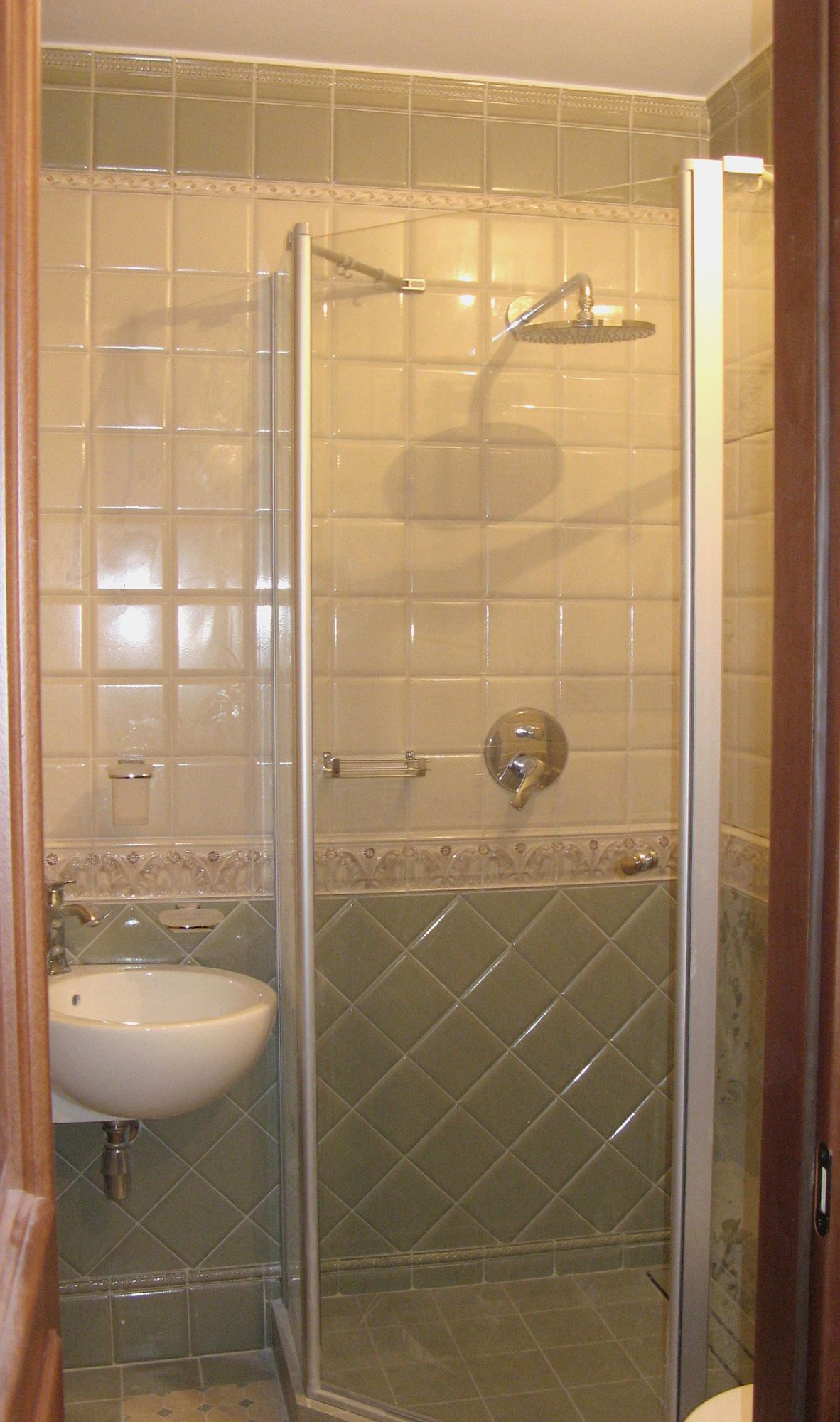 Фото в интерьере, Санузел 3 кв.м. в стиле Прованс (Франция), Санузел - ЖК Соколиная Гора, Автор проекта: Архитекторы Анна Грунёнышева