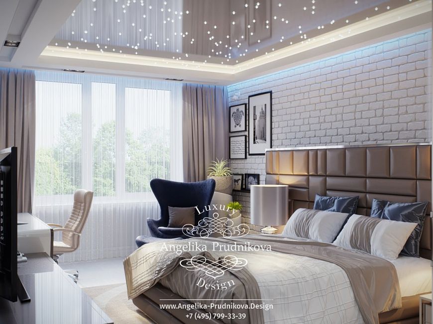 Дизайнпроект интерьера детской спальни в ЖК Симоновский
