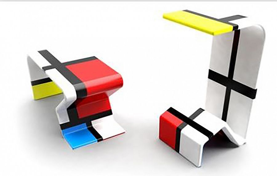 Мультифункциональный стол стул от бразильских дизайнеров Revive Dutch Group De Stijl