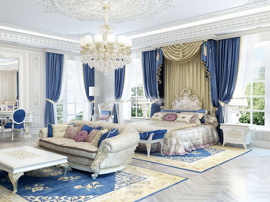 Спальня в классическом стиле, Luxury Antonovich Design