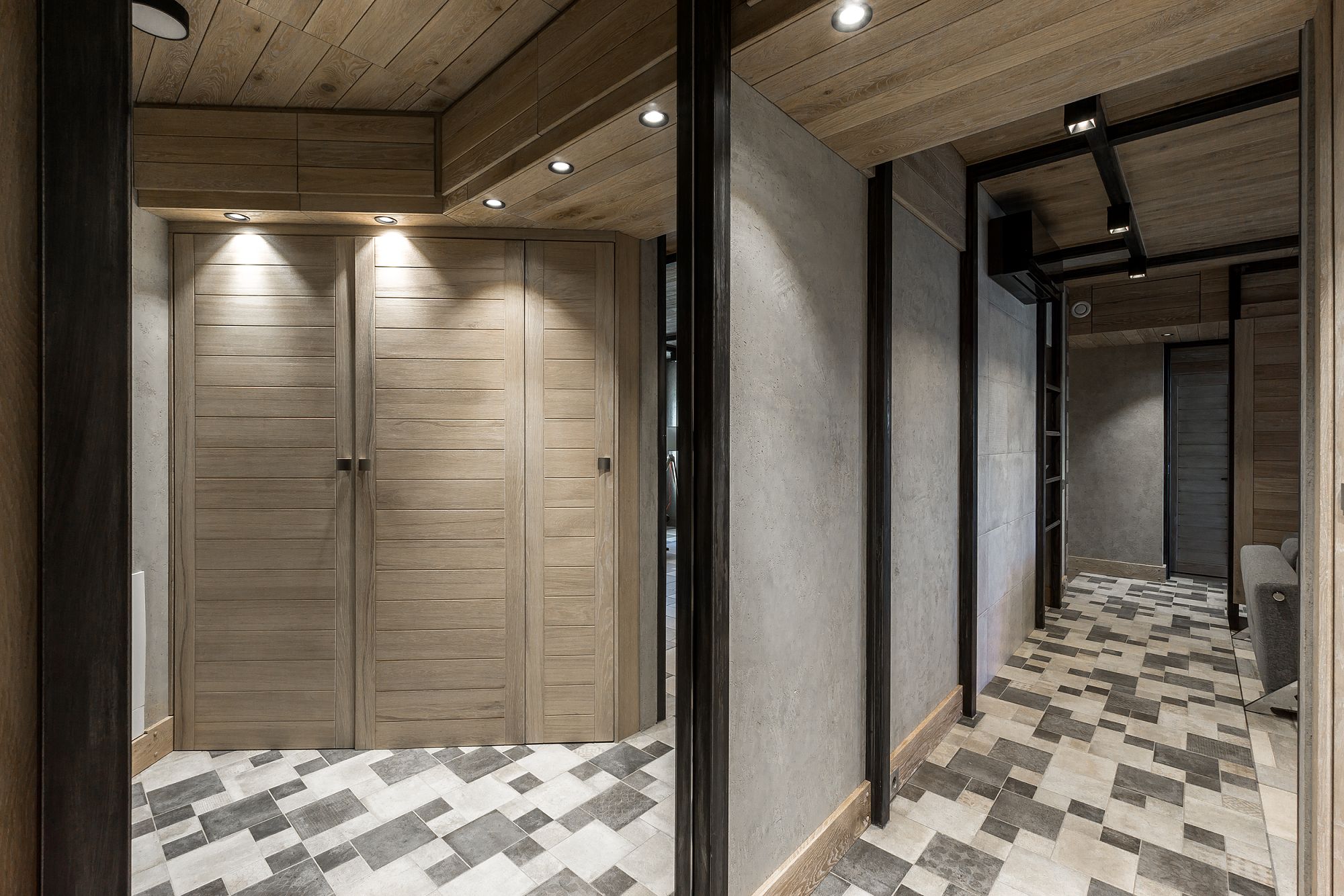 Фото интерьера, Прихожая площадью 6 кв.м. в стиле Современная. Проект 02.09.2016/550741 - nagatinSky, Автор проекта: Архитекторы Алексей Розенберг